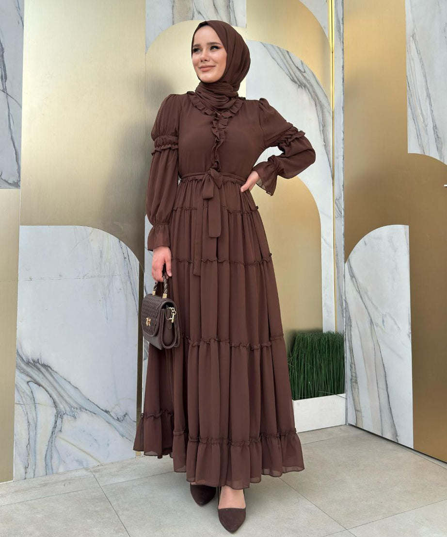 Nagehan Elbise Model 3495