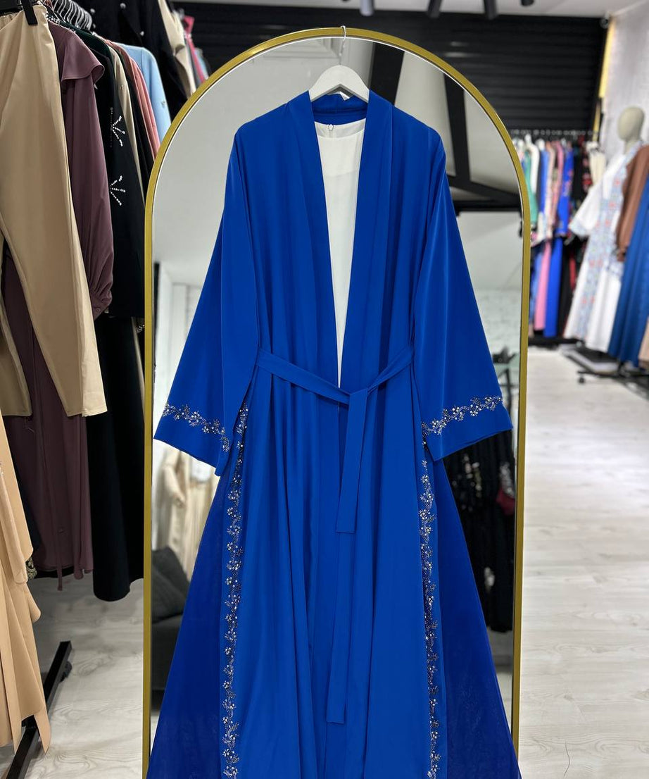 Lilas" Yazlık Resmi Abaya Takımı (Siyah)