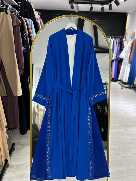 Lilas" Yazlık Resmi Abaya Takımı (Siyah)