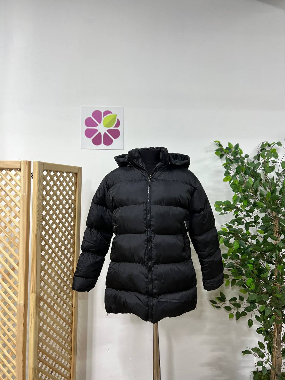 Siyah Kollu Su Geçirmez Kış Ceket 02