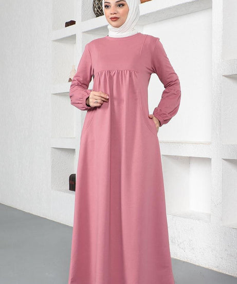 Cool pembe spor elbise 1410