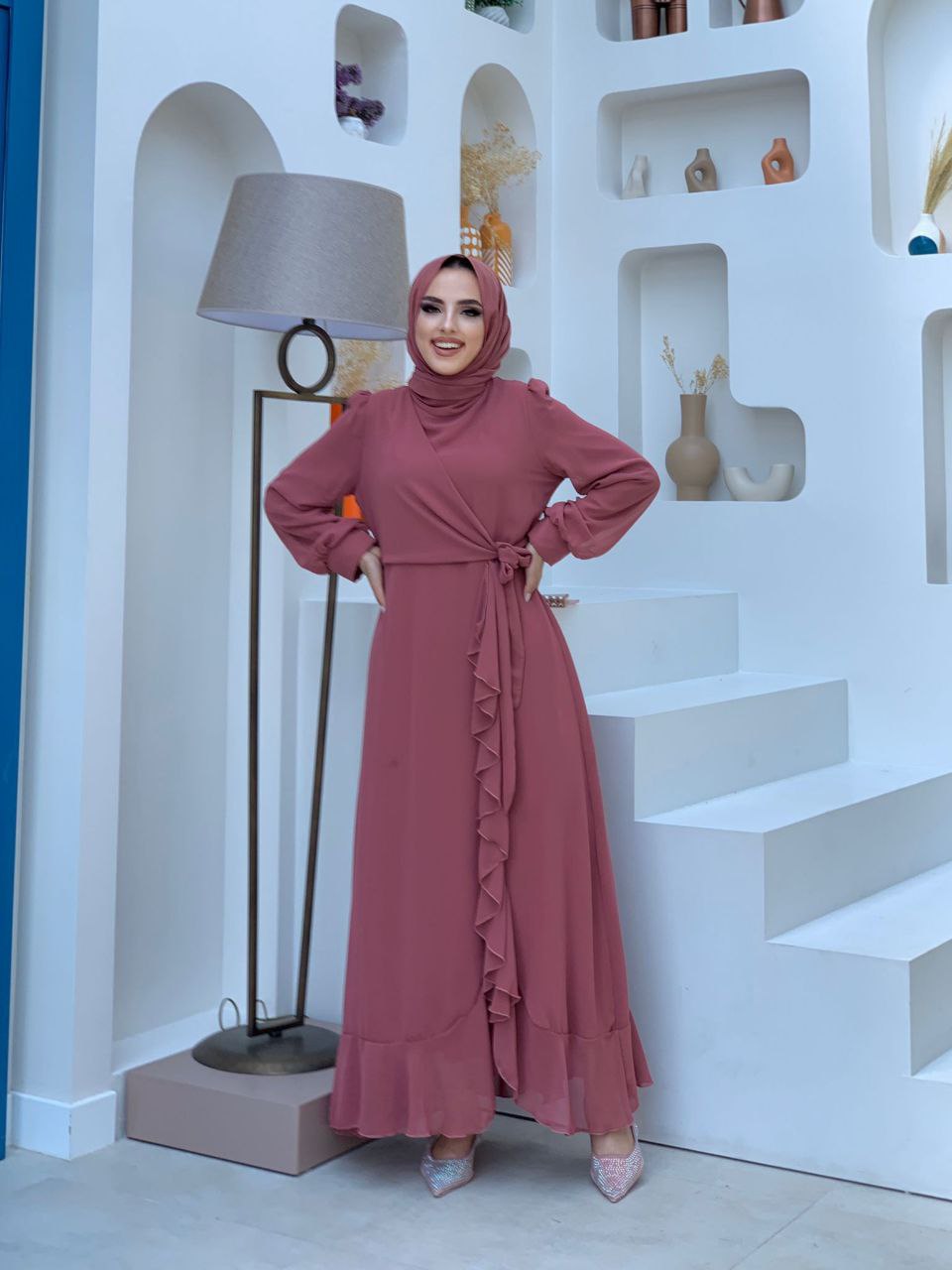 Şeyda Elbise Model 3719