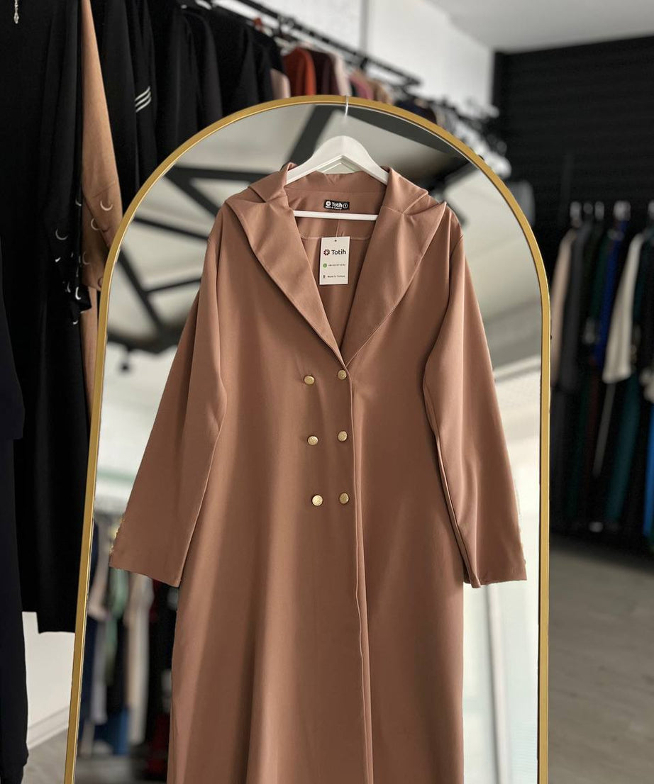 Dünyanın Abaya\'sı  Yaza uygun (Mocha rengi)