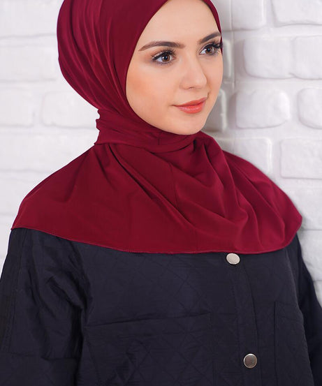 Bordo başörtüsü
