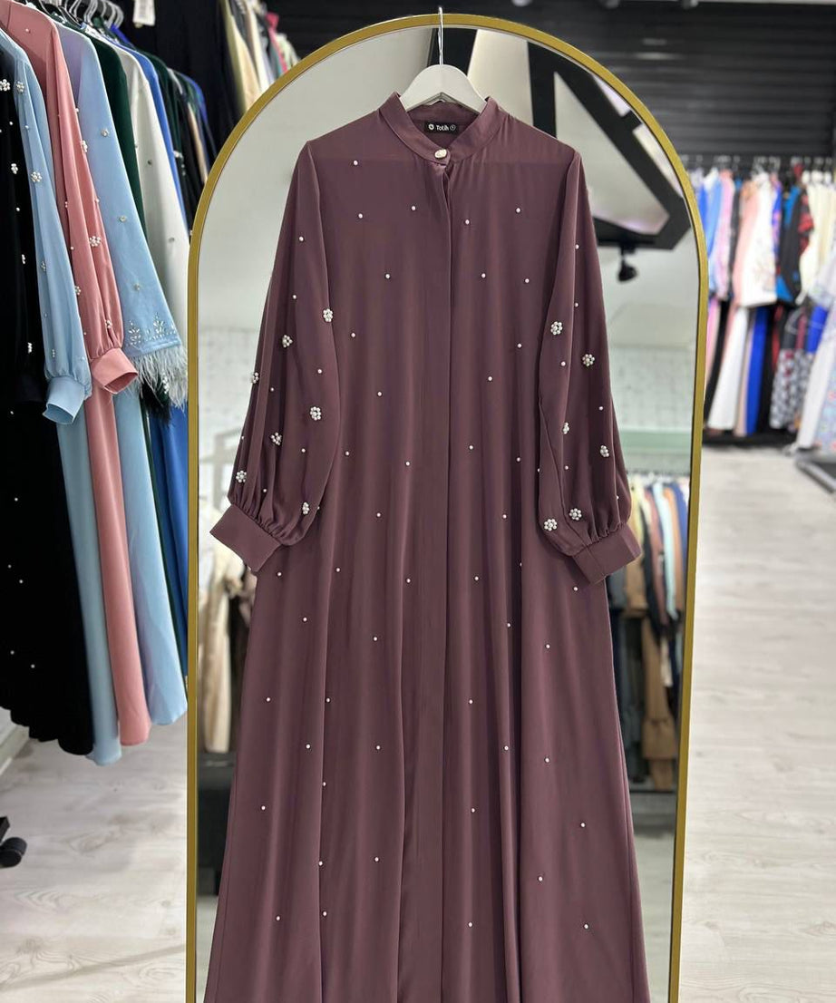 Lulu Yazlık Günlük Elbise – Lila Renk